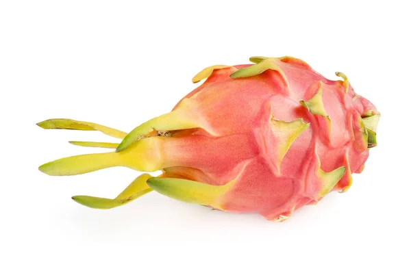 Vers Roze Drakenfruit Pitaya Een Witte Achtergrond — Stockfoto