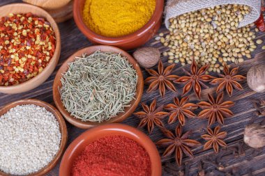 farklı baharatlar 