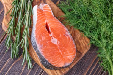 taze Çiğ somon 