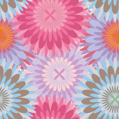 Kusursuz çiçek deseni