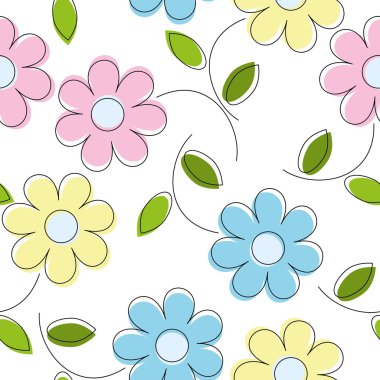 Kusursuz çiçek deseni