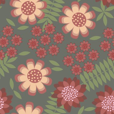 Kusursuz çiçek deseni