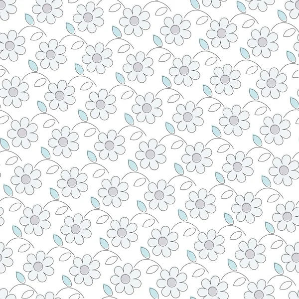 Modèle floral sans couture — Image vectorielle