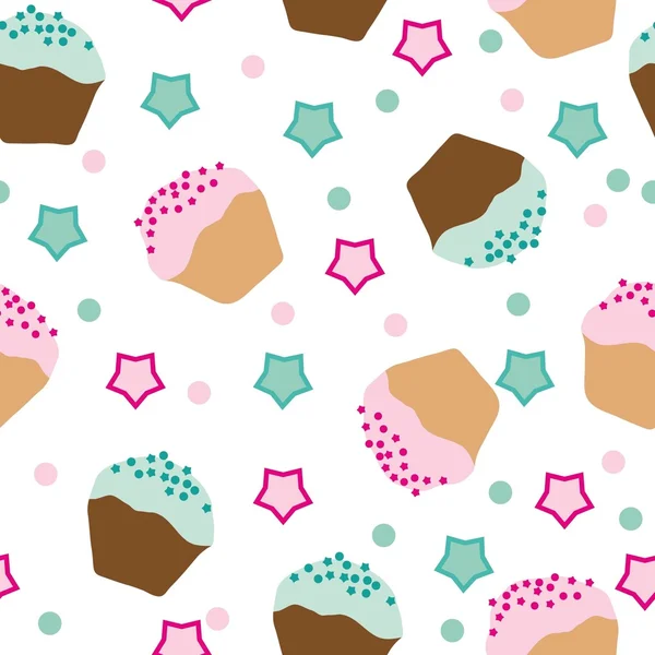 Cupcakes au chocolat — Image vectorielle