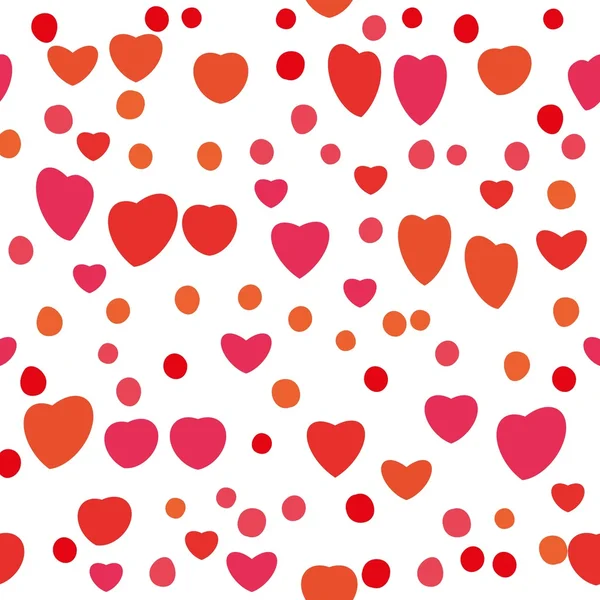 Motif sans couture Saint-Valentin — Image vectorielle