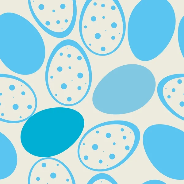 Easter eggs repetition — Stock Vector