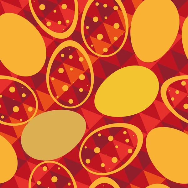Répétition des œufs de Pâques — Image vectorielle