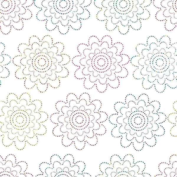 Seamless floral pattern — Stock Vector