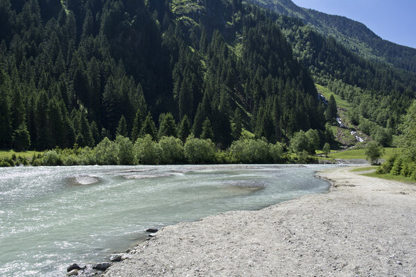 ruetz creek in austria