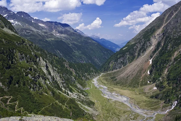 Landschap van een vallei — Stockfoto