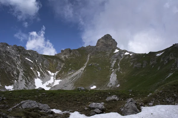 Krajobraz w stubaital — Zdjęcie stockowe