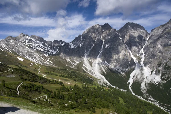 Vista de la cresta de kalkkogel — Foto de Stock