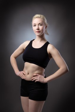 genç ve zinde bir kadın 