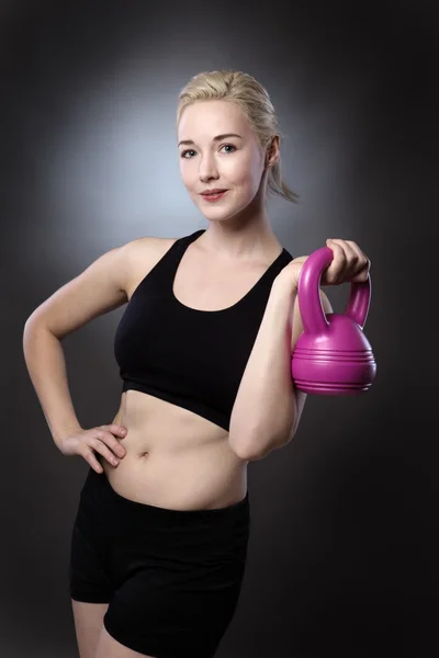 Keep fit woman — Stock Photo, Image