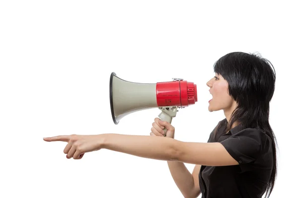 Trying to be heard — Stock Photo, Image