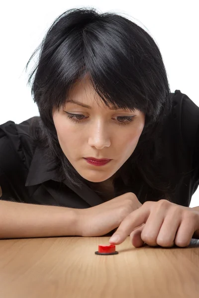 Drücken Sie den Knopf? — Stockfoto