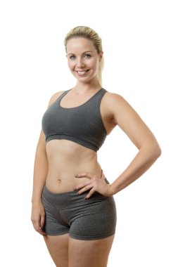 Mutlu kadın gülümsüyor