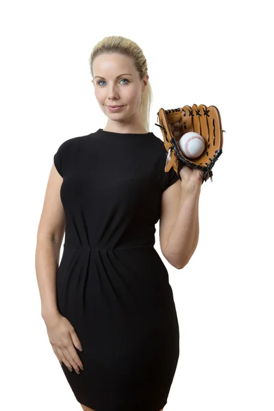 Catch the ball in business — Stock Photo, Image