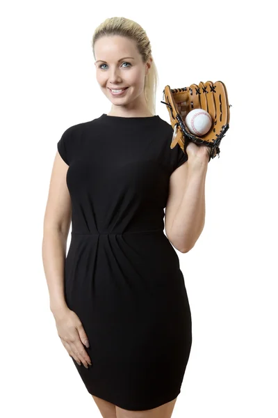 Catch the ball in business — Stock Photo, Image