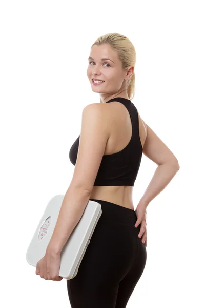 Słodkie fitness kobieta — Zdjęcie stockowe