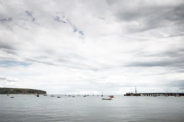 Sea scape in swanage — Stock Photo, Image