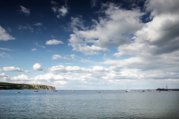 Sea scape in swanage — Stock Photo, Image