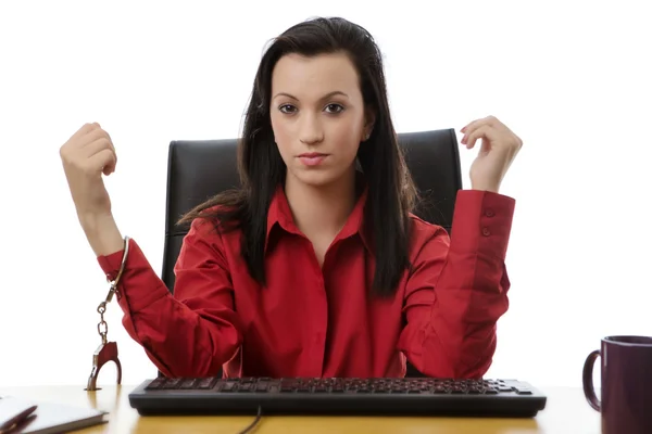 Keten aan het Bureau — Stockfoto