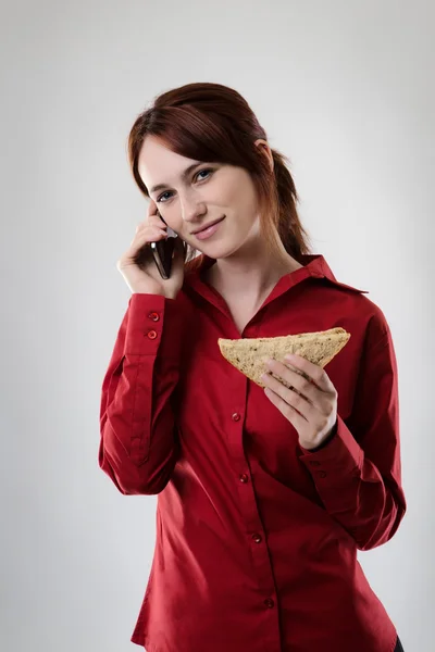 Pausa para el almuerzo — Foto de Stock