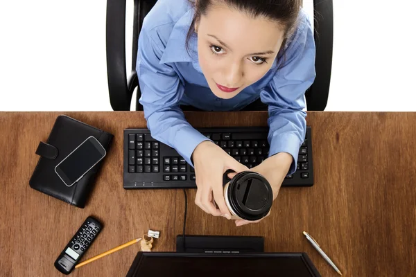 Geschäftig bei der Arbeit — Stockfoto