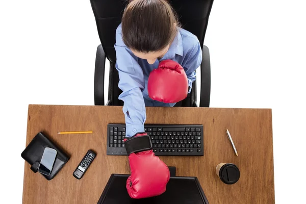 Occupato sul lavoro — Foto Stock