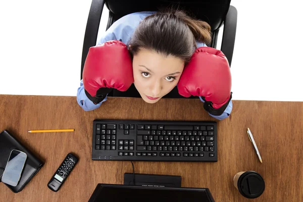 Druk op het werk — Stockfoto