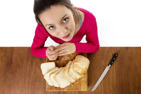 Making sandwiches — Stock Photo, Image