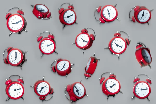Spadające zegary — Zdjęcie stockowe