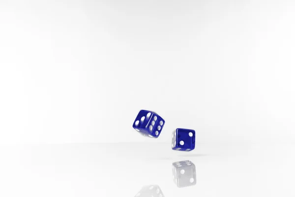 Rolling dice — Stok fotoğraf