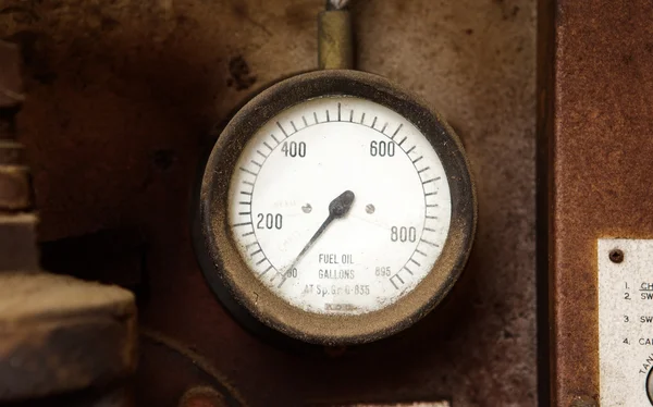 Old fuel gauge — Stock Photo, Image