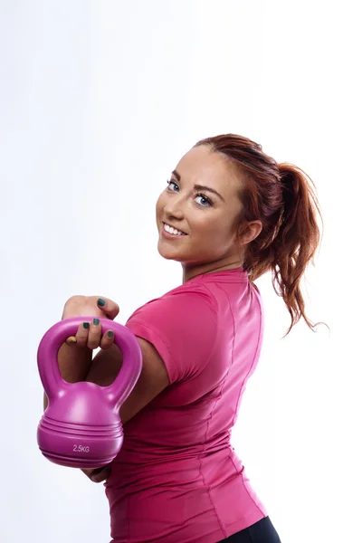 Keep fit woman — Stock Photo, Image