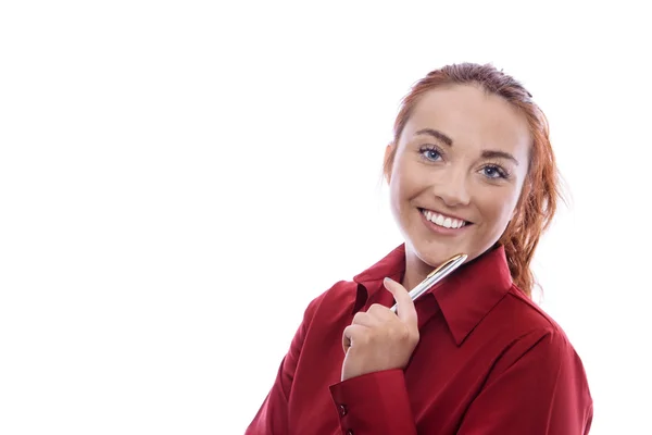 Joven mujer de negocios — Foto de Stock