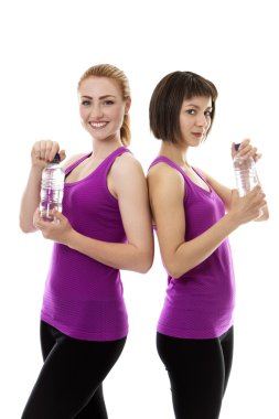 iki genç fitness modelleri