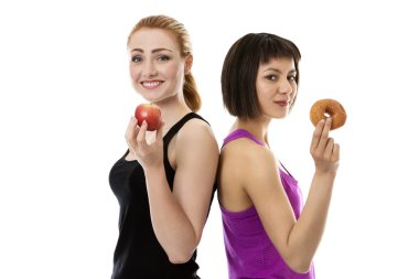 iki genç fitness modelleri