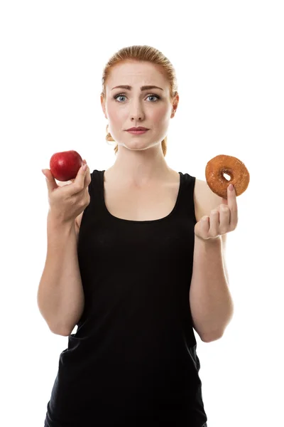 Modelo de fitness único — Foto de Stock