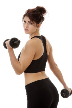 genç bir kadın için egzersiz Zamanı