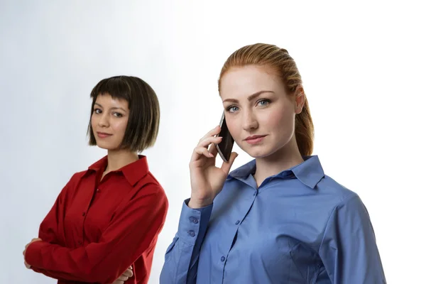 Frau gemeinsam im Studio erschossen — Stockfoto