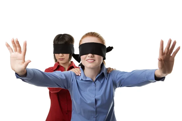 Blind leder en blind — Stockfoto