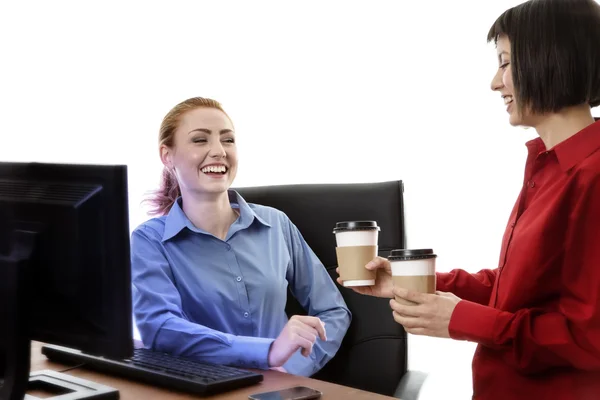 Gossiper på jobbet — Stockfoto