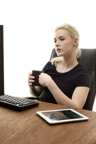 Pausa para o chá na mesa — Fotografia de Stock