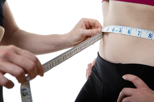 Weight loss around the waist — Stock Photo, Image