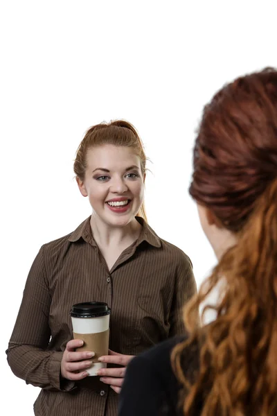 Koffie tijd op het werk — Stockfoto