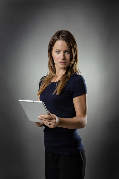 Lavoro donna girato in studio — Foto Stock