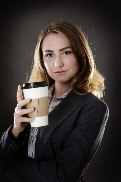 Vrouw in het bedrijfsleven — Stockfoto