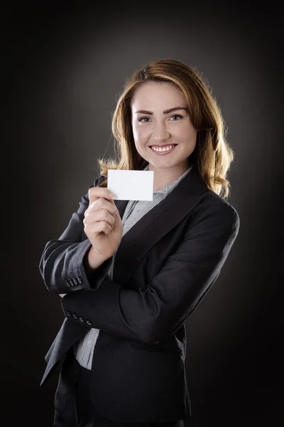 Frau in der Wirtschaft — Stockfoto